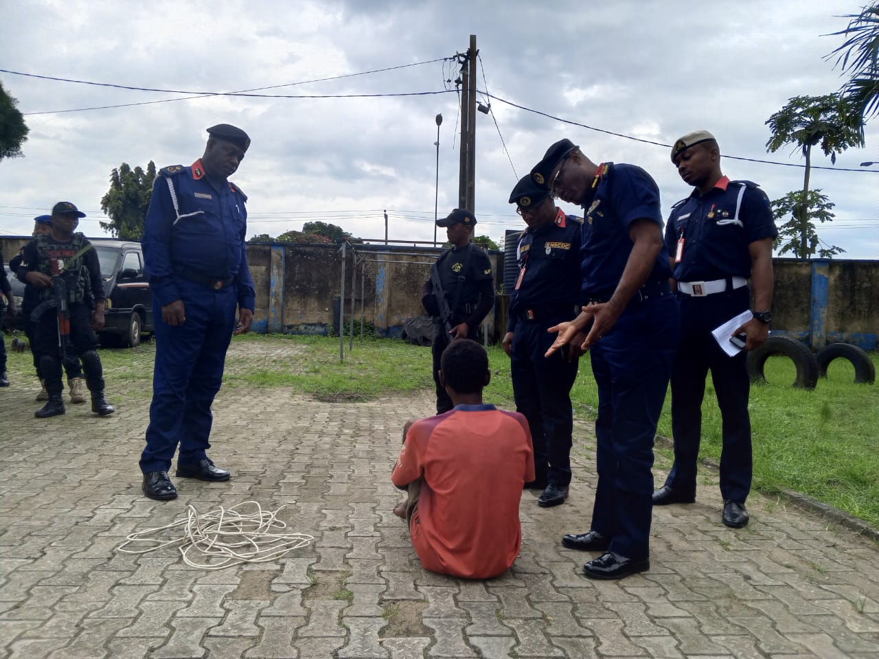 Vandalism: NSCDC parades 40-year-old, vows to make Cross River hot for criminals