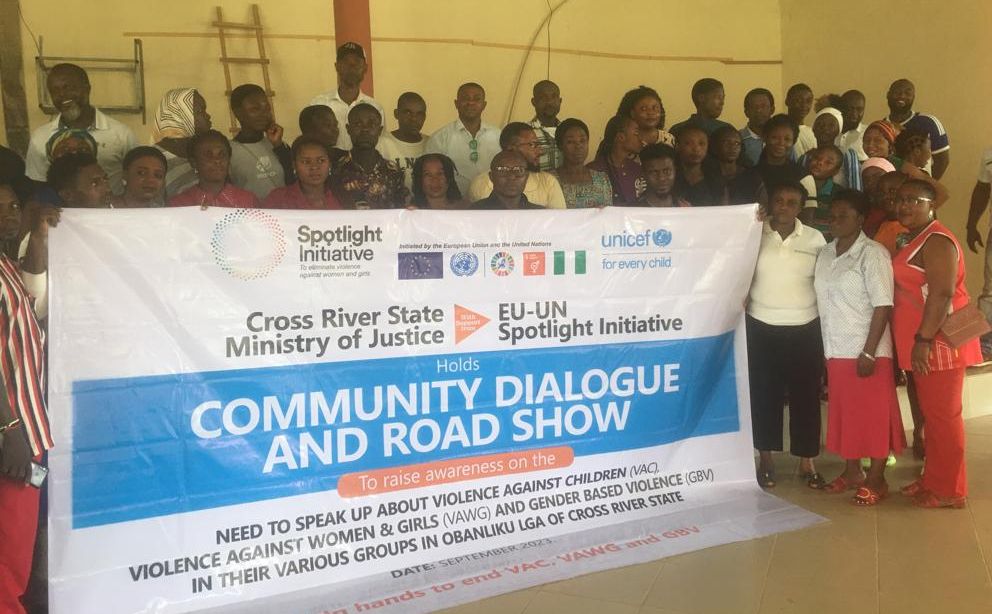 Spotlight Initiative takes VAC, VAWG, GBV sensitization campaign to Obanliku in C'River