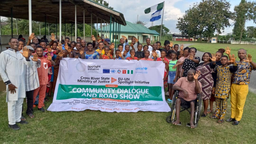 EU-UN Spotlight Initiative holds Community Dialogue and Road Show in Odukpani LGA