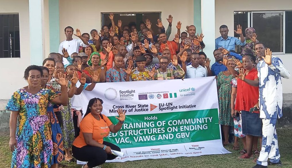 Spotlight Initiative: Cal Municipal, Odukpani community structures trained on how to end VAC, VAWG, GBV