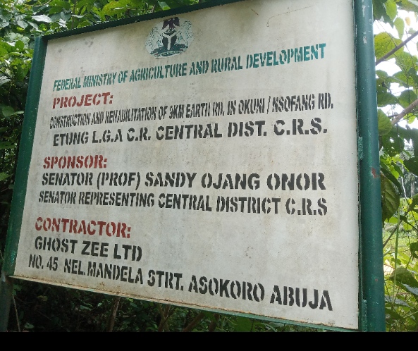 Contractor Pockets N113 Million After Constructing 1.4 km of 17 km Road in Cross River