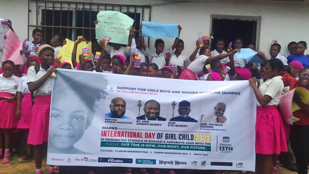 SUGBWI collaborates with Senator Asuquo Ekpenyong, Hon Joseph Bassey, others to mark Day of the Girl Child