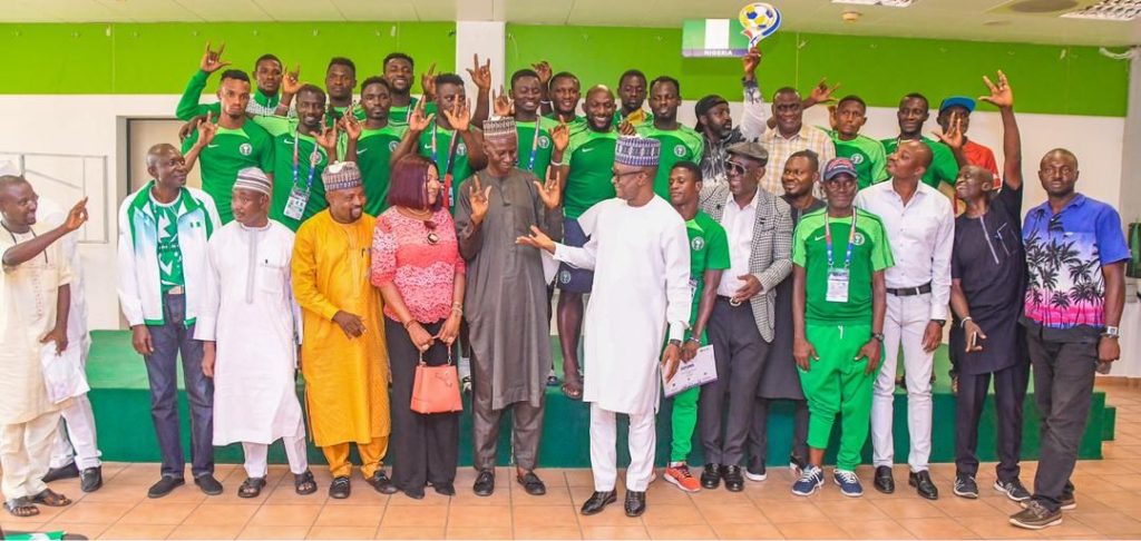 Sports Minister Welcomes Deaf Eagles, Congratulates Team on Nigeria's First Appearance at World Deaf Football Championships