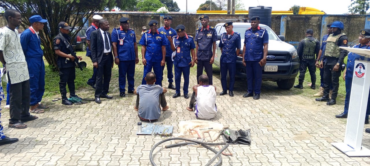 NSCDC arrest man for vandalising floodlights at UJ Esuene Stadium