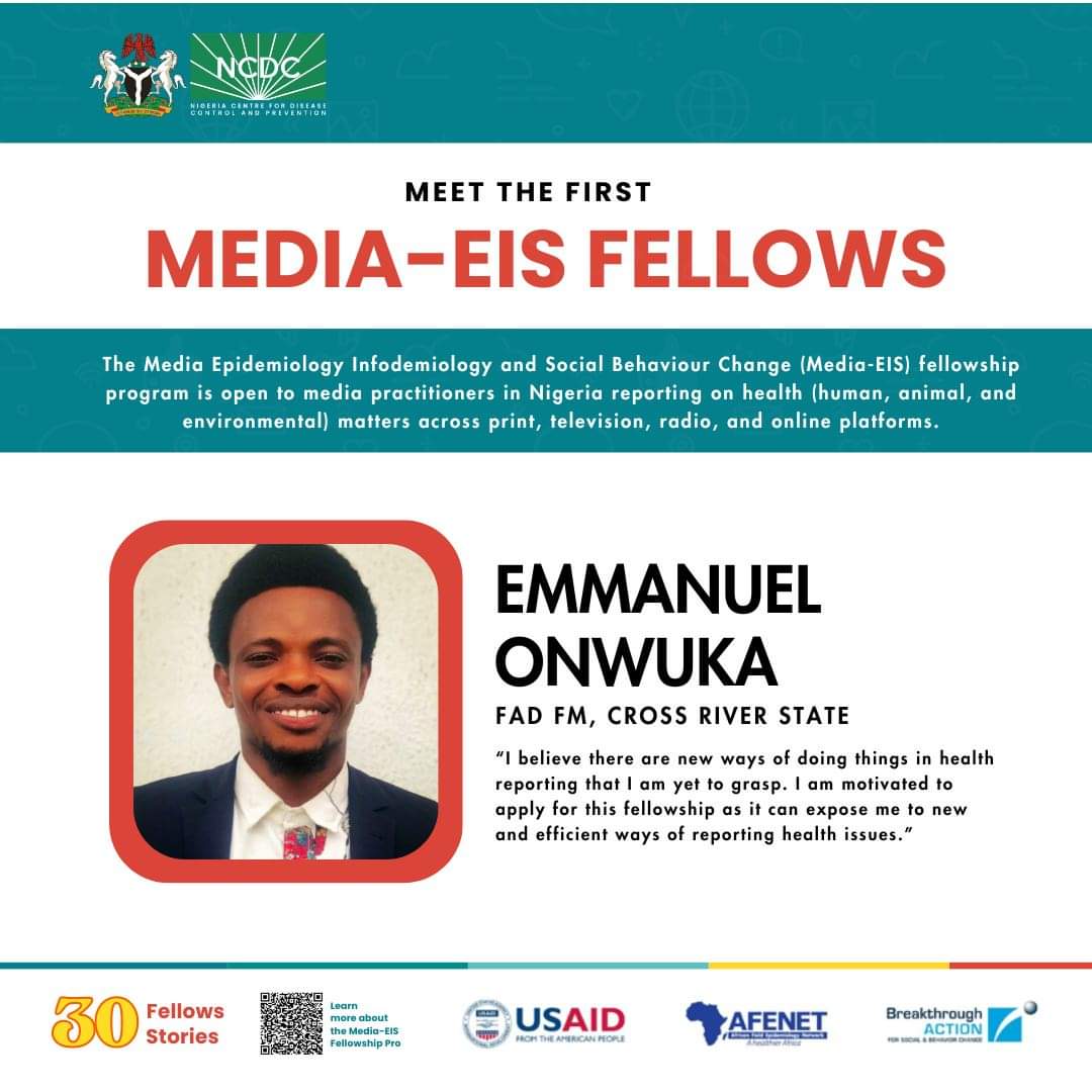 Media-EIS Fellowship: FAD FM Health Reporter, 29 Others Unveiled As 2023 Fellows