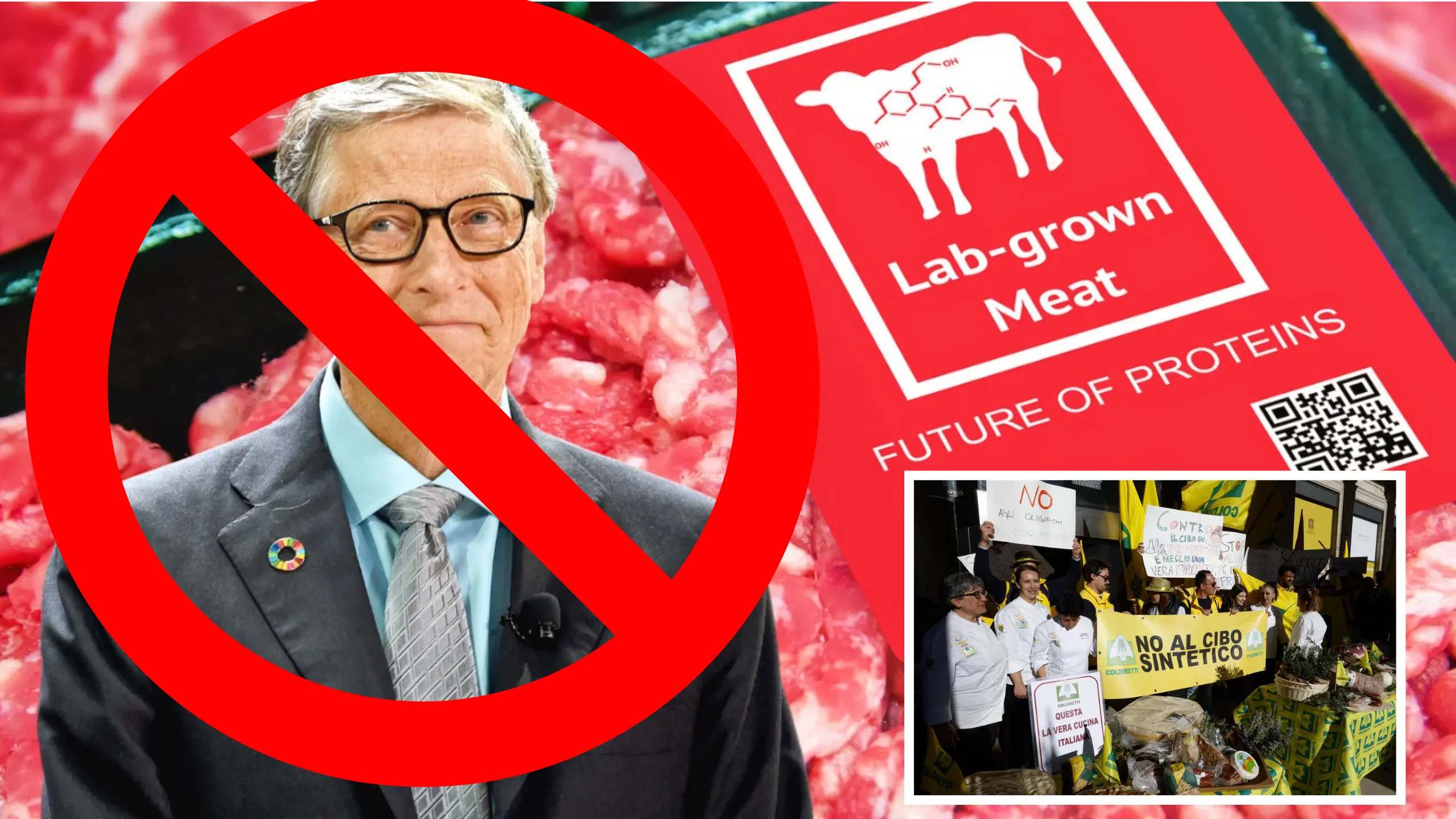 Italy Deals a Blow to WEF, Bill Gates’ Agenda with Historic Ban on Cultivated Meat