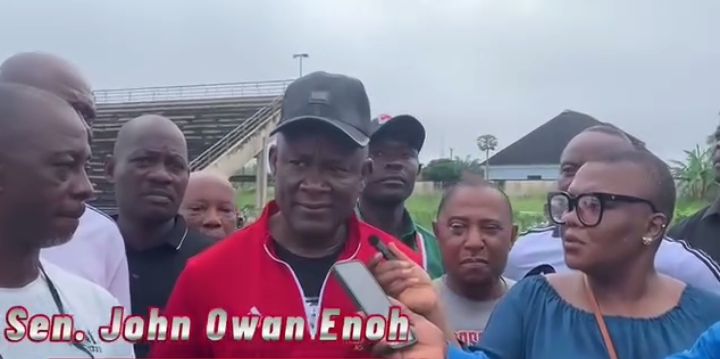 Sports Minister Inspects Ikom Township Stadium