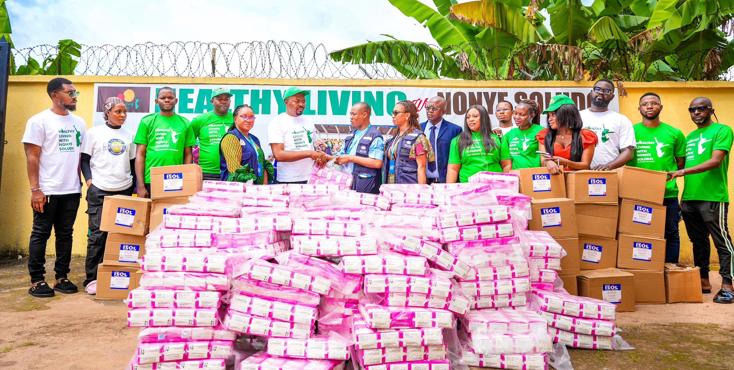 WHO Donates Sanitary Pads, Disinfectants To Support Anambra First Lady’s Pad Bank Initiative