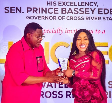 Betta Edu Receives Cross River State Govt's Most Outstanding Public Service Award