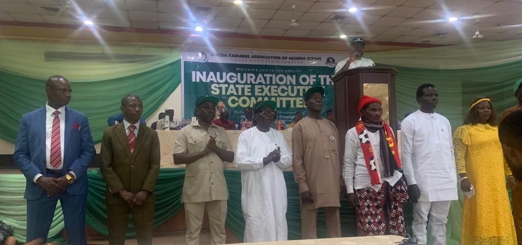 C'River State Cocoa Farmers Association Of Nigeria Inaugurates New State Executive