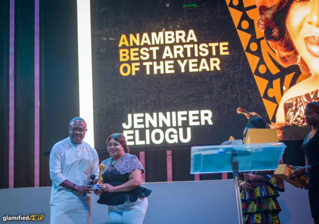 Jennifer Eliogu Bags Anambra Best Artiste Of The Year Award