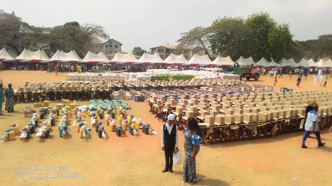 Senator Nwoye empowers 14,000 constituents with sewing machines, engineering kits, engine boats, others in Anambra