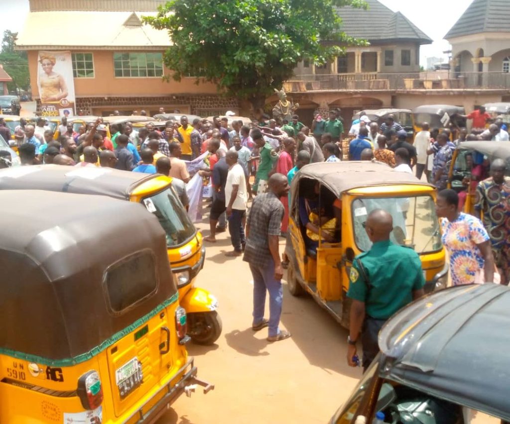 Anambra road projects: Tricycle operators declare support for Soludo's reelection bid