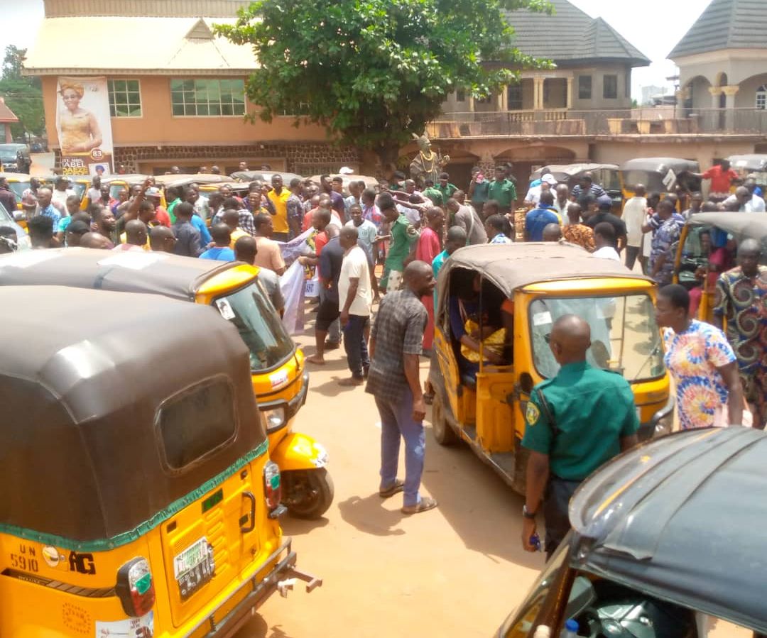 Anambra road projects: Tricycle operators declare support for Soludo’s reelection bid