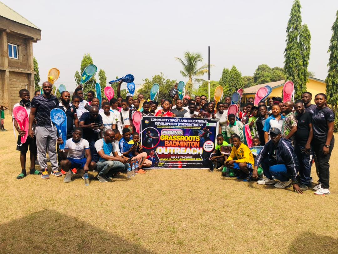 BFN, CSED hold badminton outreach training in Ogoja