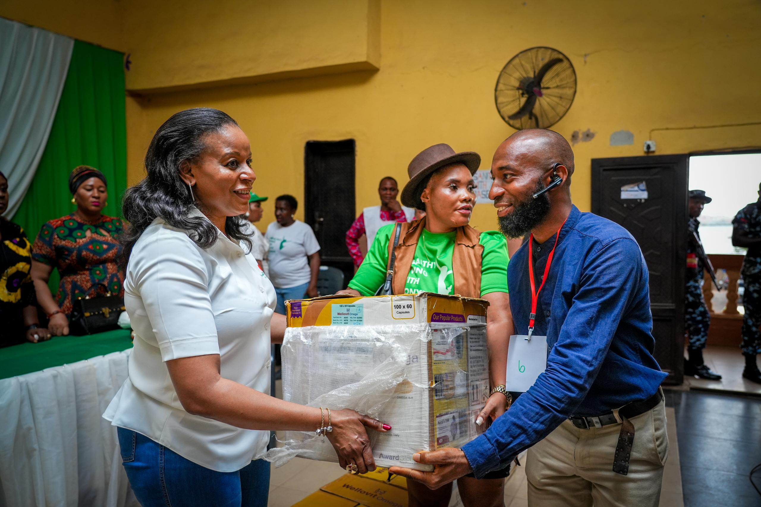 Mrs Soludo Donates Cartoons of Multivitamin Supplements To Over 26,000 Elderly Persons In Anambra