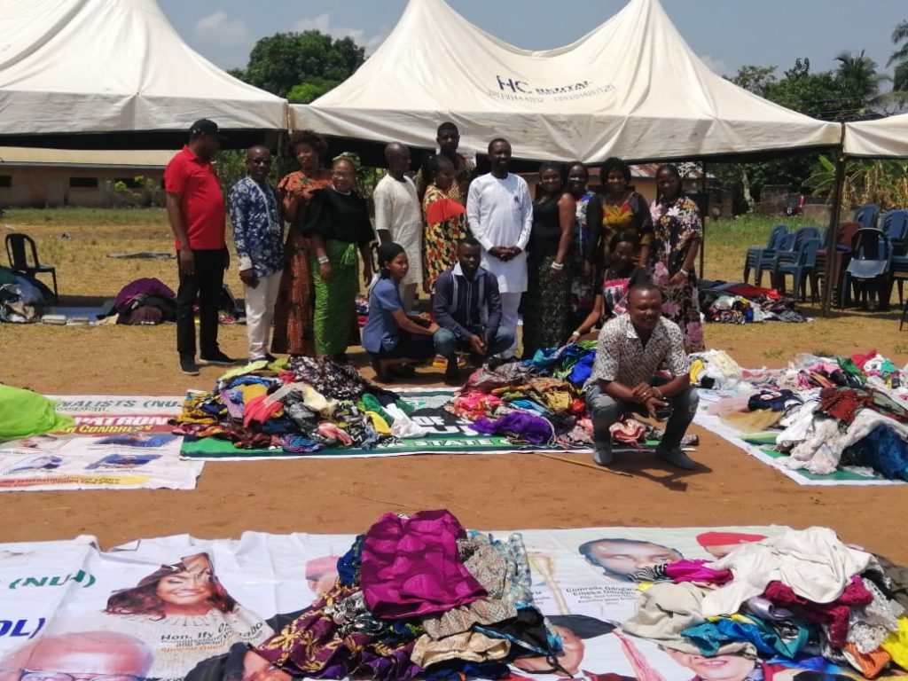 NUJ donates relief materials to elderly persons, children in Anambra community