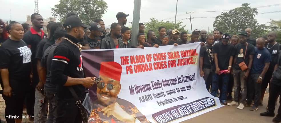 Anambra youths protest justice delay for slain Umuoji President General