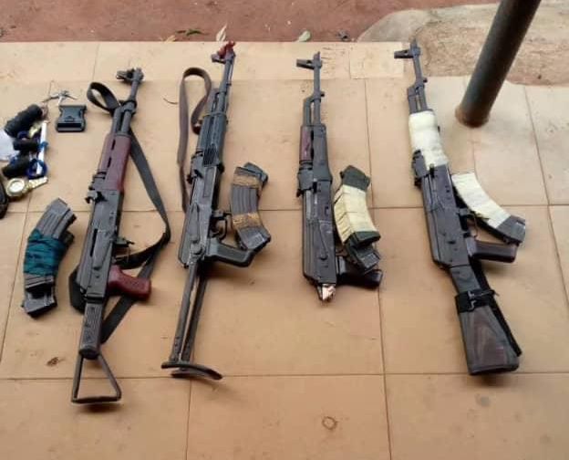 Police arrest 2 insurgents in Anambra, recovers 4 AK-47 rifles, ammunition, vehicles