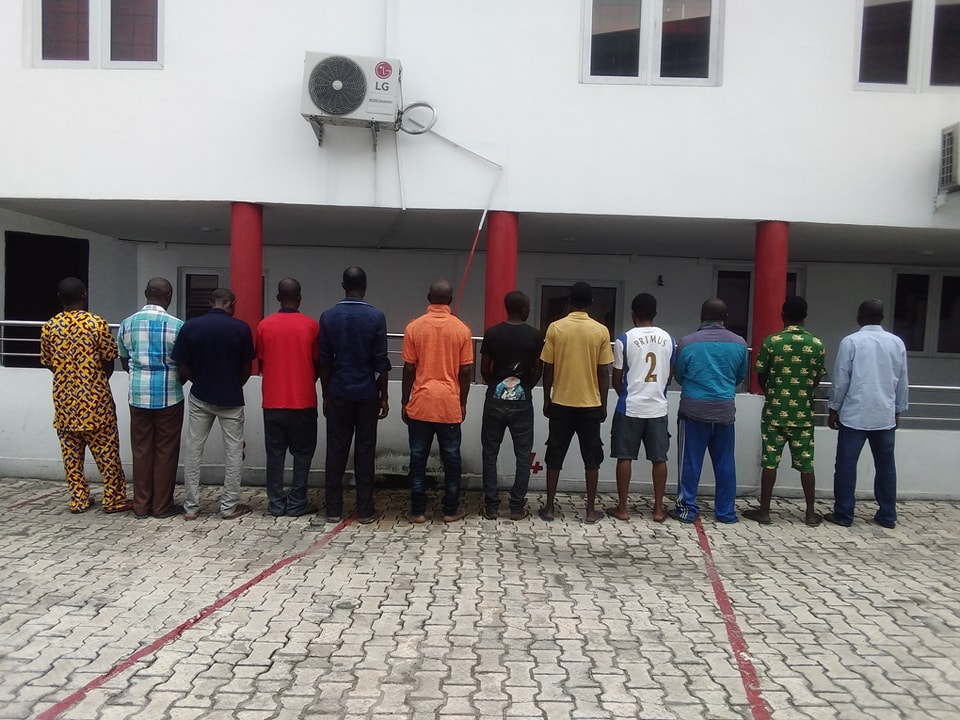 EFCC Quizzes 14 Suspected Oil Thieves in Port Harcourt