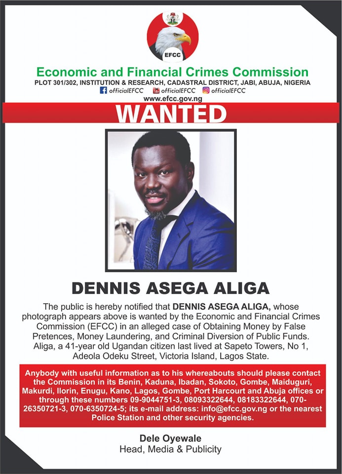 Wanted By the EFCC