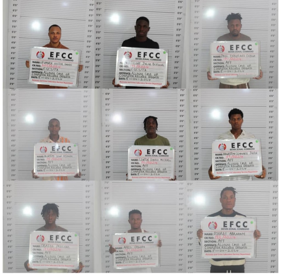 Court Jails 20 Internet Fraudsters in Benin City