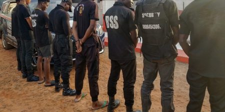 NSCDC arrests 8 illegal private guards, recovers four pump action guns in Anambra