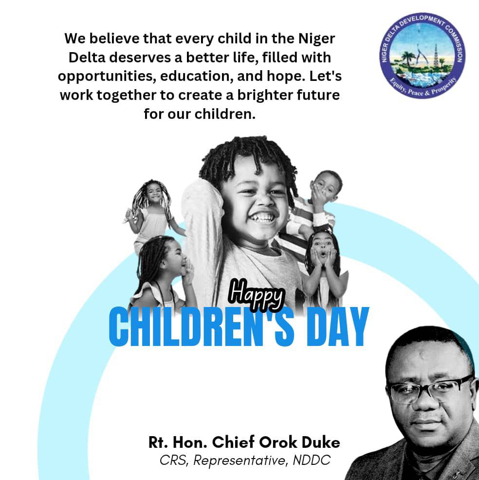 Rt. Hon. Orok Duke Celebrates Children’s Day, Emphasizes Education and Healthcare