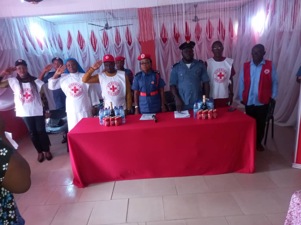 We are largest humanitarian organization in Nigeria with over 800,000 volunteers Nationwide – Red Cross