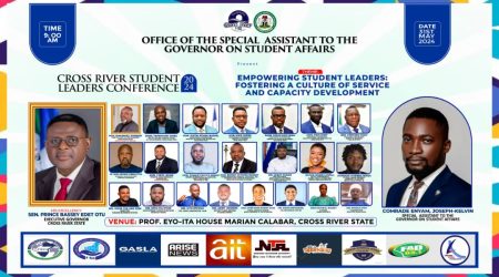 Governor Otu to Champion Student Empowerment at Cross River Student Leaders Conference 2024