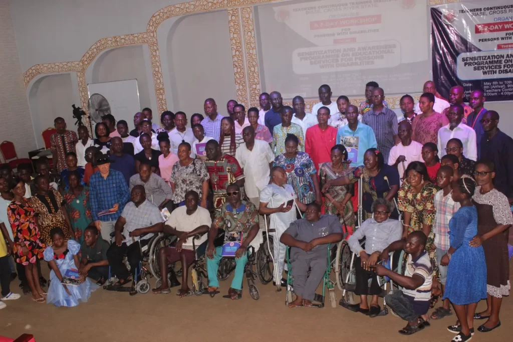 TCTI concludes 3-day sensitisation workshop for persons with disabilities in C'River