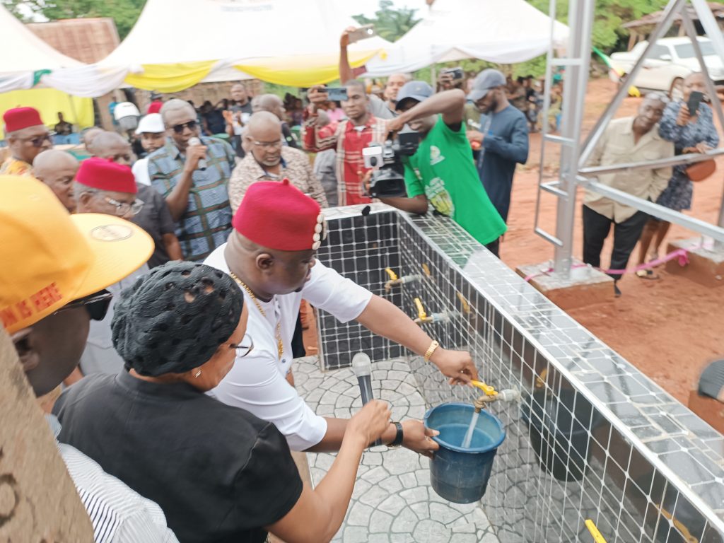 Anambra Deputy Speaker Commissions Borehole, Empowers 14 Constituents