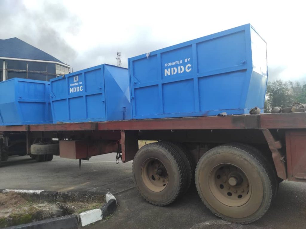 NDDC Donates Dumpsters to Cross River State Government