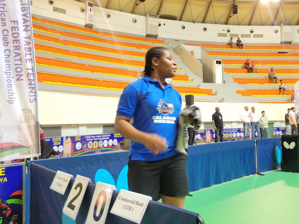 Benghazi 2024: Nigeria's representative at African Table Tennis Club Championship, Canaan Queens of Calabar, qualify for finals