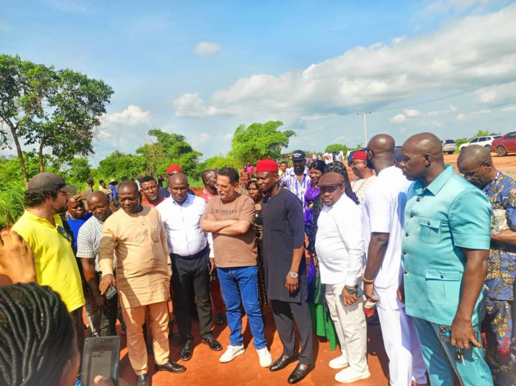 Senator Nwoye lauds Tinubu, Umahi as work resumes on abandoned Anambra-Kogi road