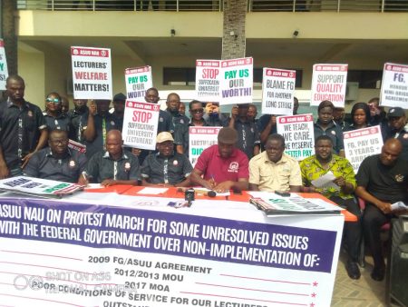 Blame FG for another long strike, ASUU tells Unizik students