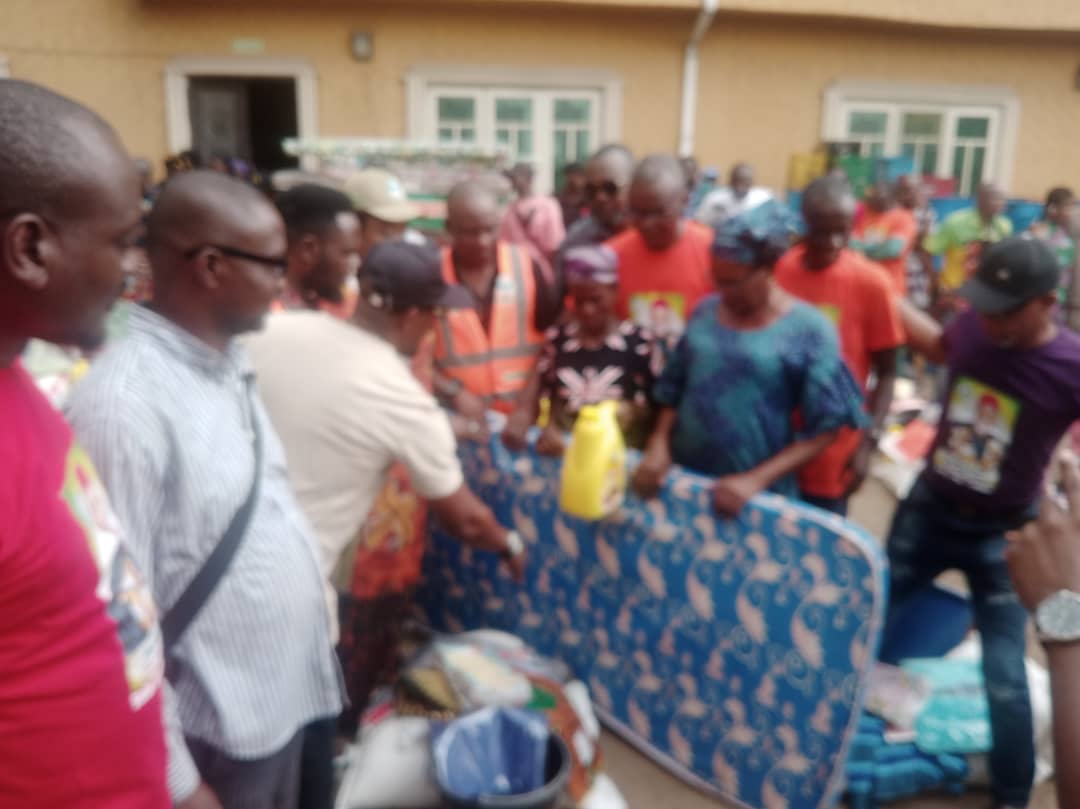 Rep Member, Ogene Distributes Relief Materials To Two Displace Communities In Anambra