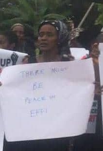 Effi Community Women President Disassociates Self From Protest, Says Protesters Misfired