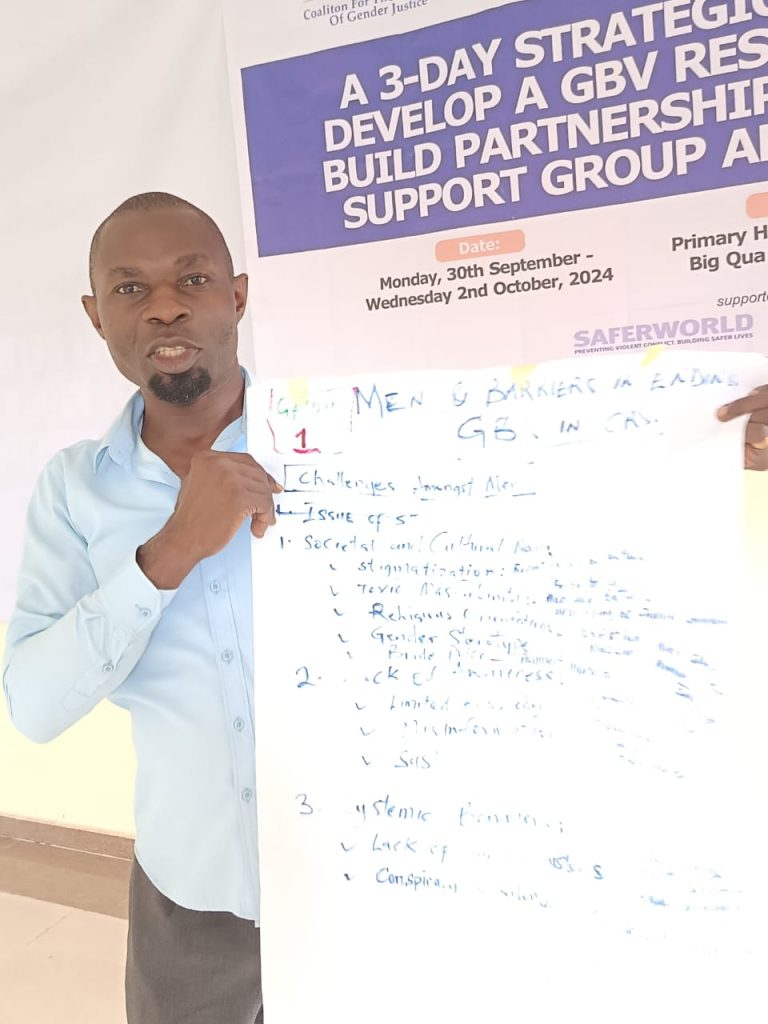 Coalition for Gender Justice concludes 3-day workshop on GBV in C'River