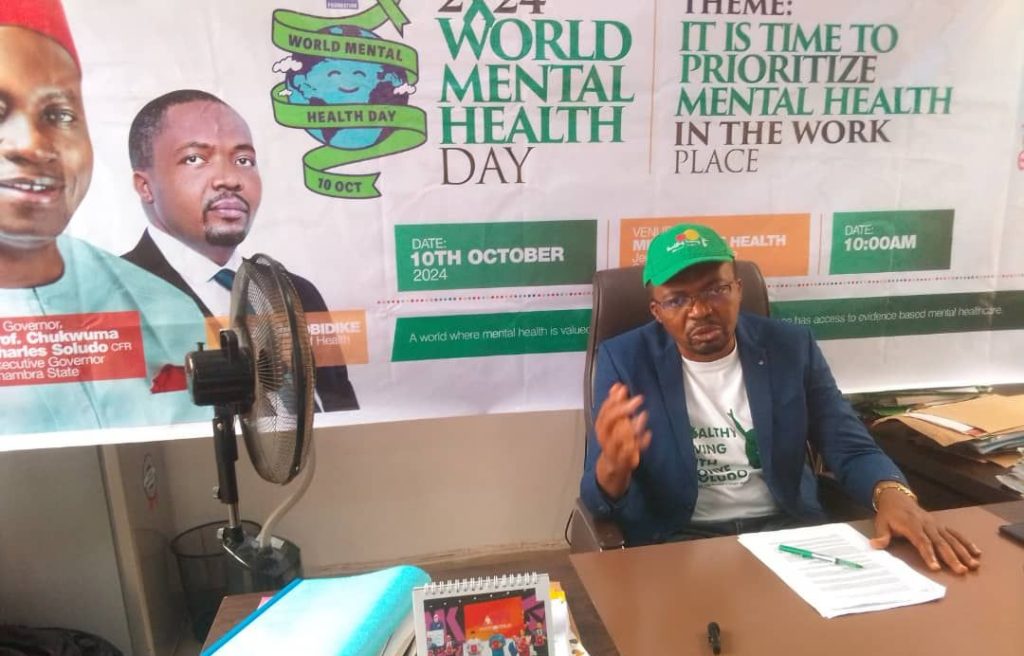 World Mental Health Day: Anambra Govt Intensifies Campaign Against Depression, Drug Abuse, Dissociative Disorder Among Residents