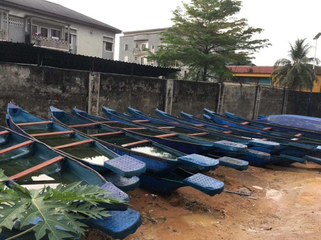 NDDC distributes boats to flood victims in riverine communities in Cross River