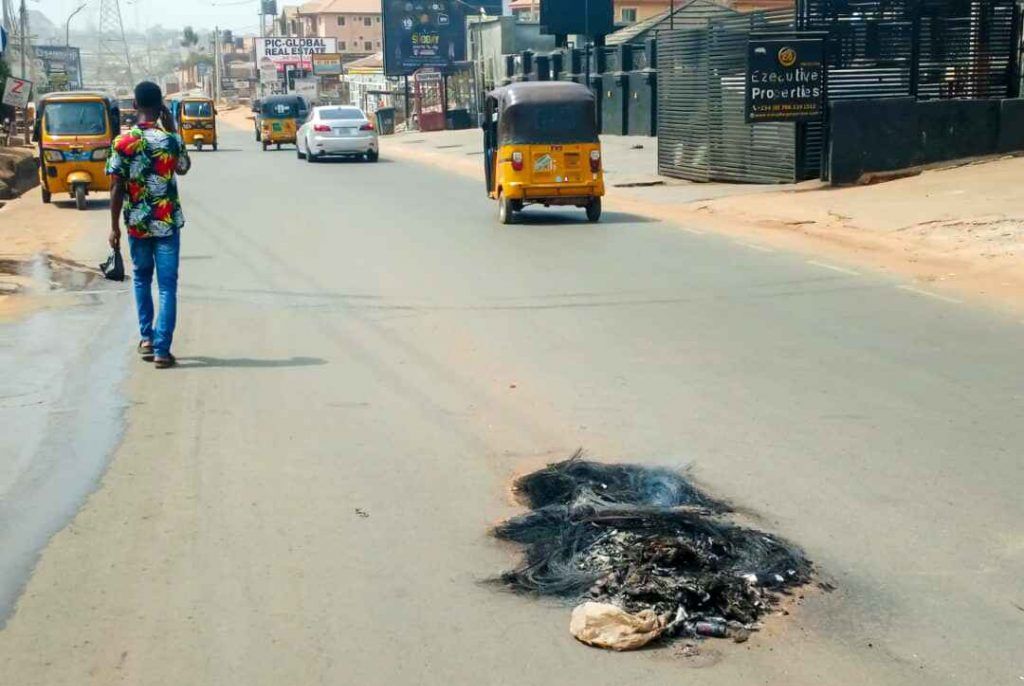 Anambra Govt To Prosecute People Burning Tyres On Tarred Roads