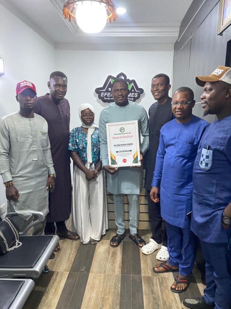 NANS honours CEO of Efenji Homes and Properties with Award of Excellence