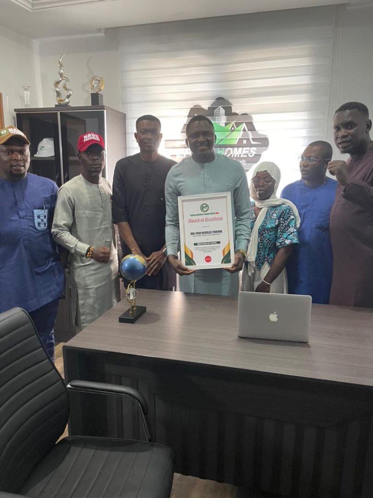 NANS honours CEO of Efenji Homes and Properties with Award of Excellence