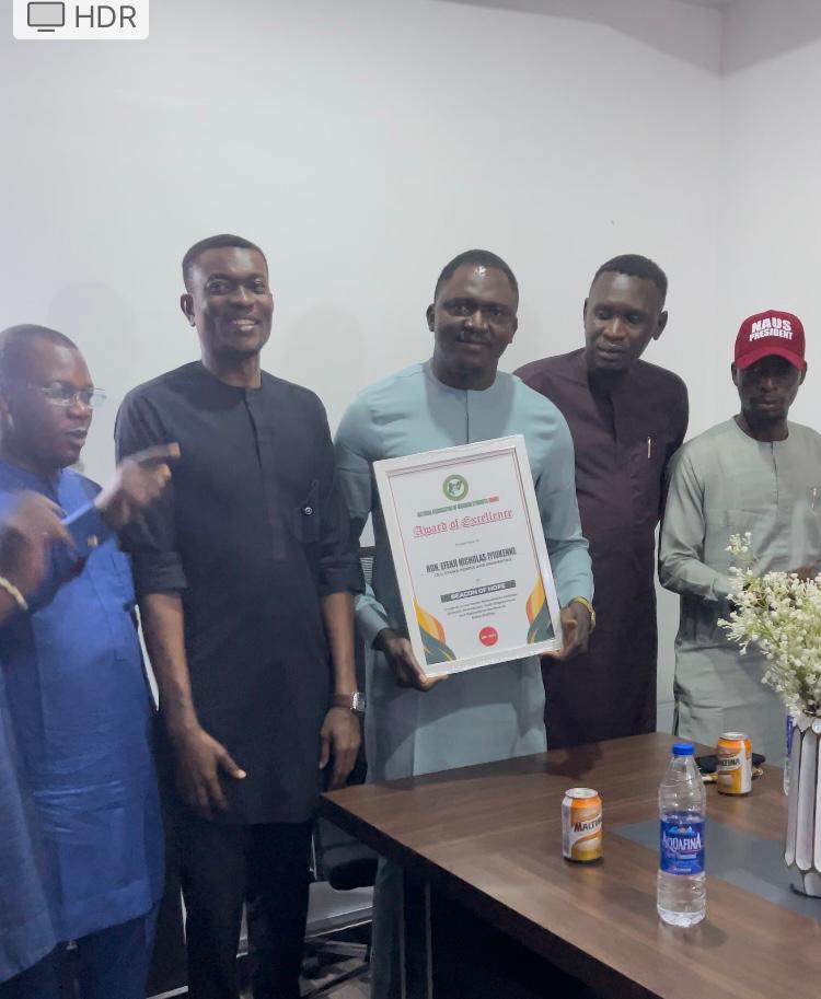 NANS honours CEO of Efenji Homes and Properties with Award of Excellence