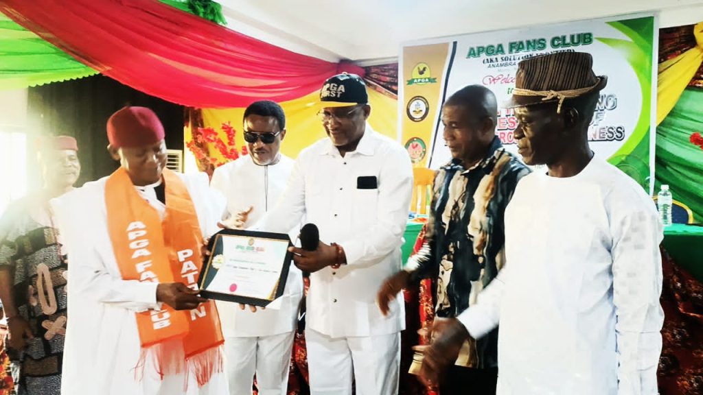 APGA honors Anambra monarch for championing Soludo's course