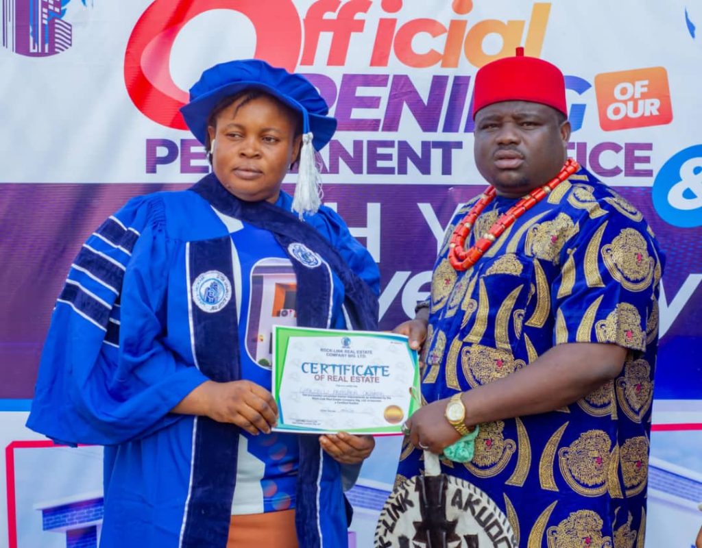 Rock-Link Real Estate Academy Graduates 30 Realtors in Anambra