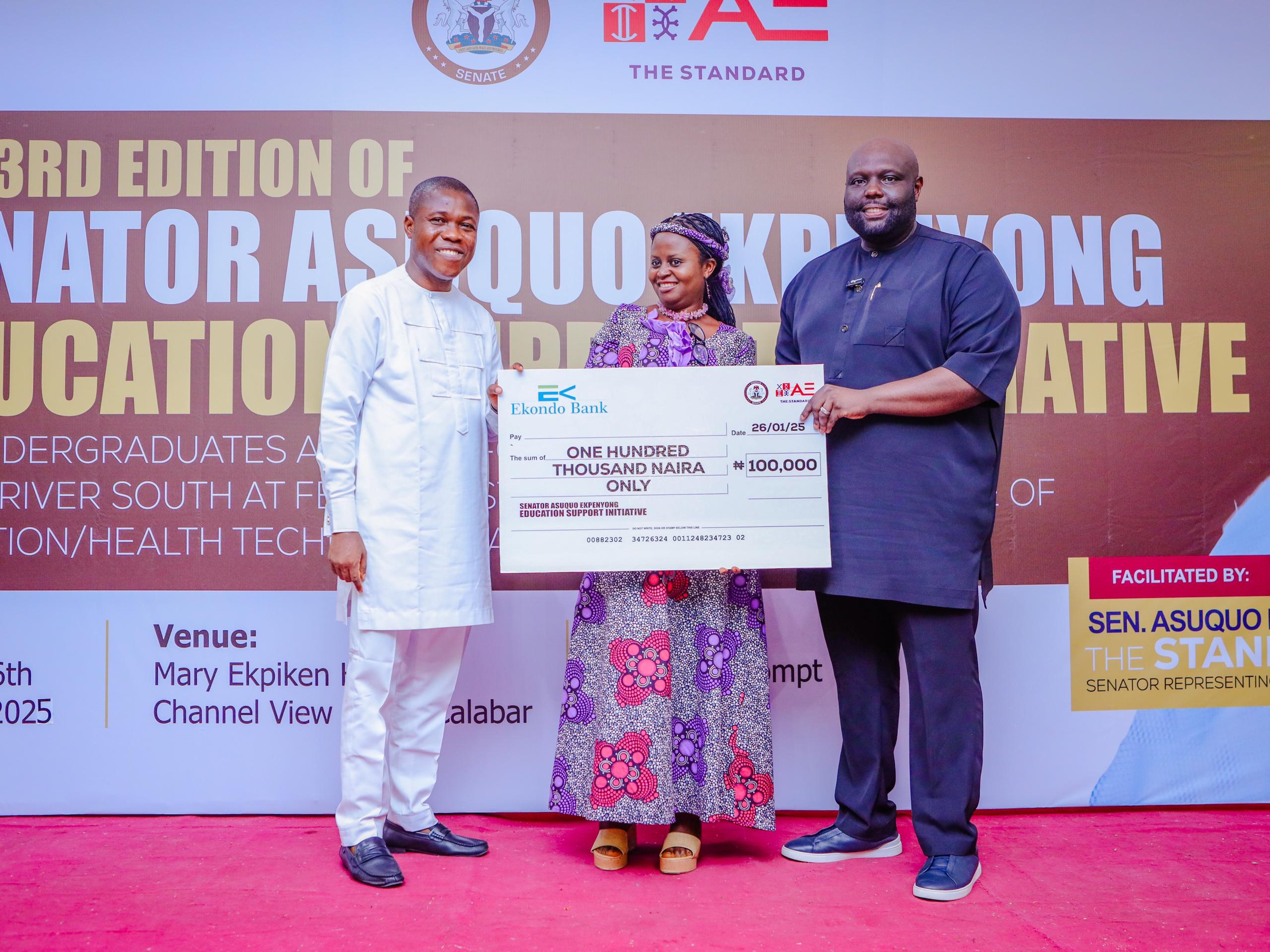 Senator Asuquo Ekpenyong Empowers 1000 Tertiary Students with N100 Million Education Support Fund