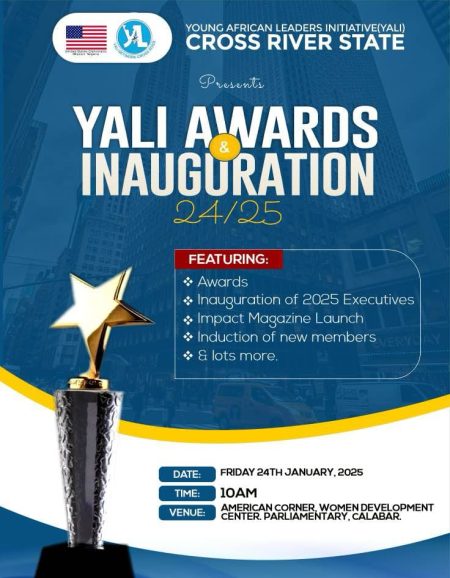 YALI CRS Set To Inaugurate Her 2025 Excos, Heralding a New Dispensation Of Leadership