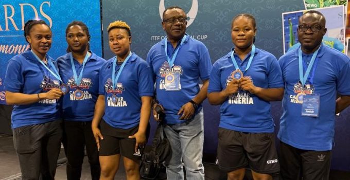 Canaan Table Tennis Club Wins Bronze Medal For Nigeria At African Clubs Championship